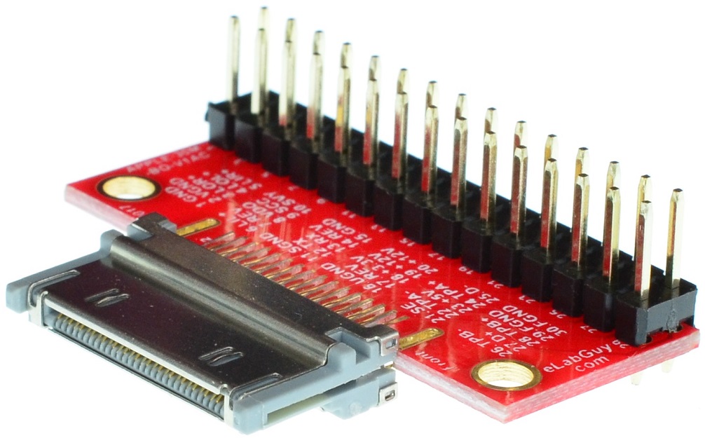 APPLE 30-pin male connector Breakout Board compact
